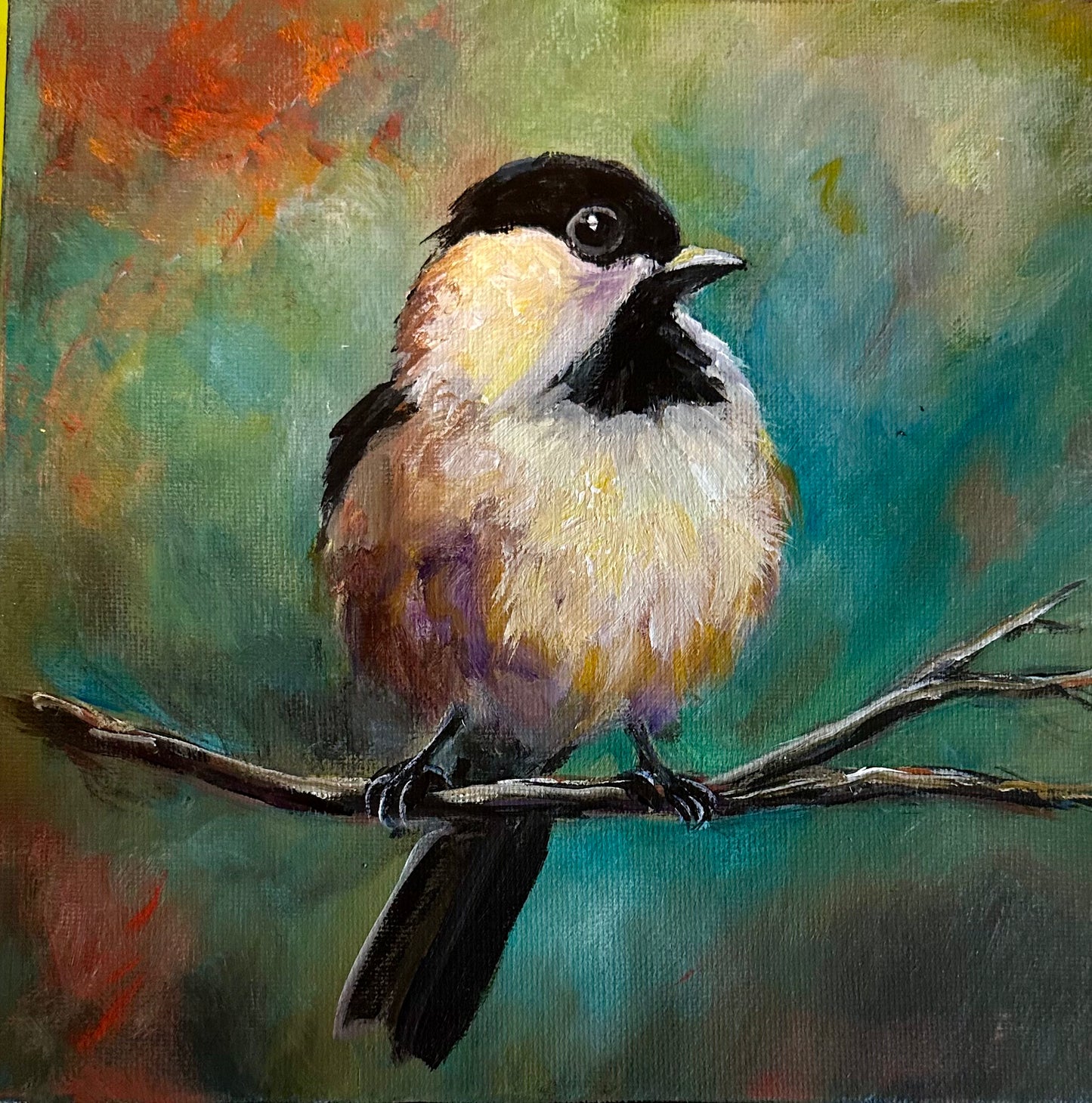 Chickadee in Color