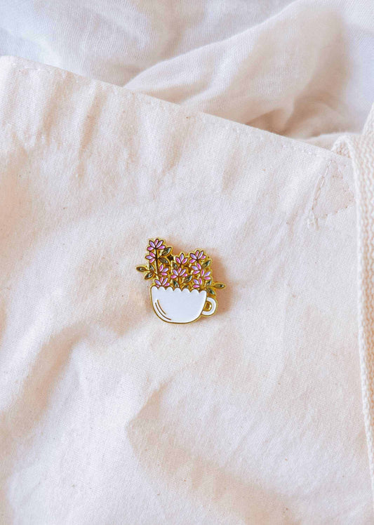 Bloom Cup Enamel Pin